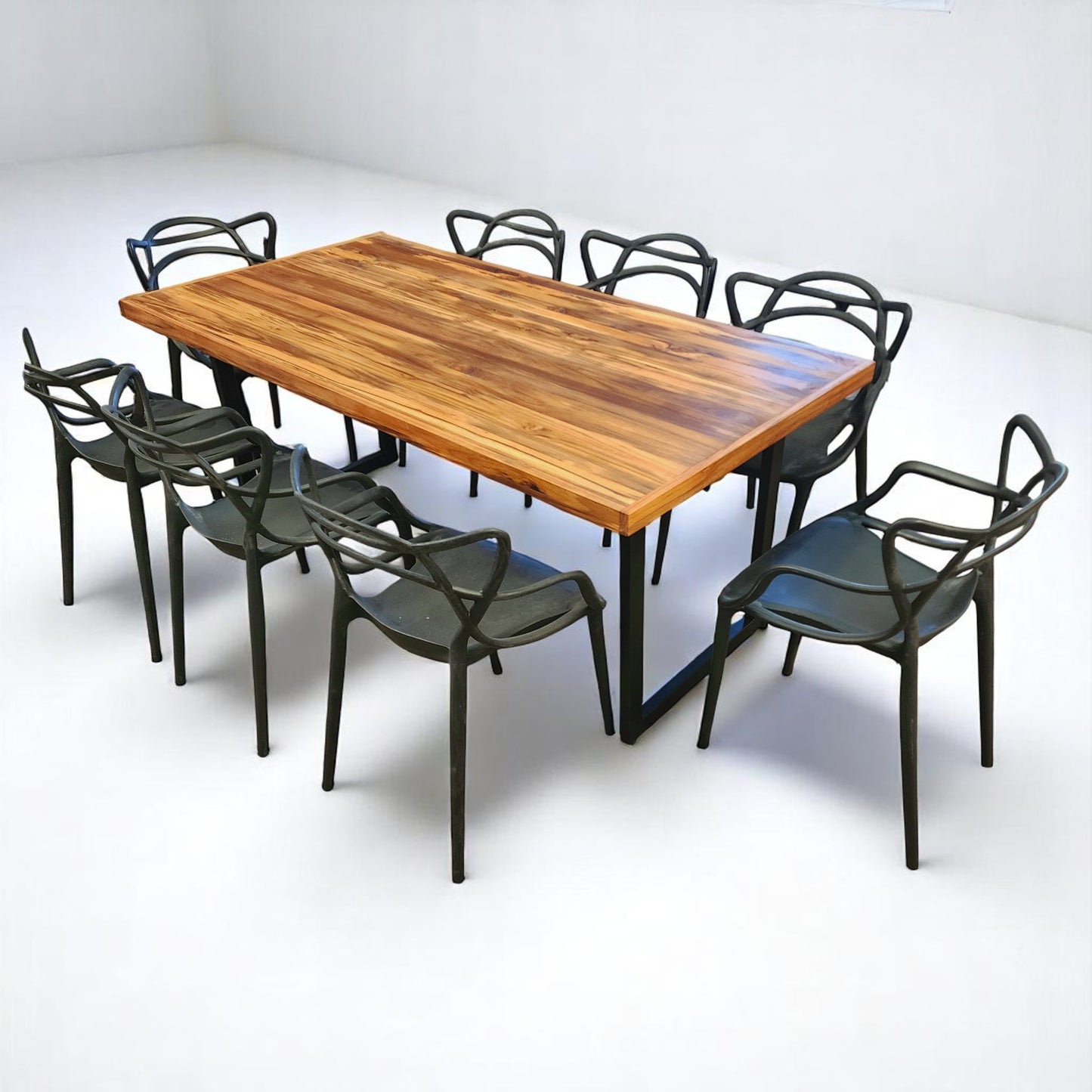 Mesa de Jantar Essência Madeira Maciça Teca 200x90