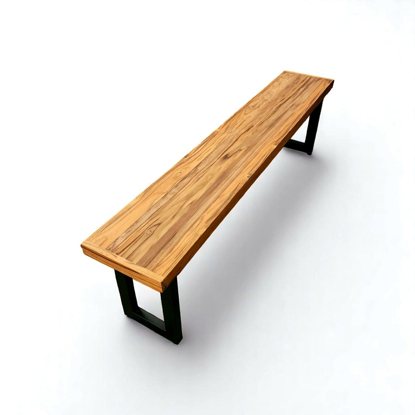 Mesa de Jantar Essência Madeira Maciça Teca 1,6m + 1 Banco 1,6m