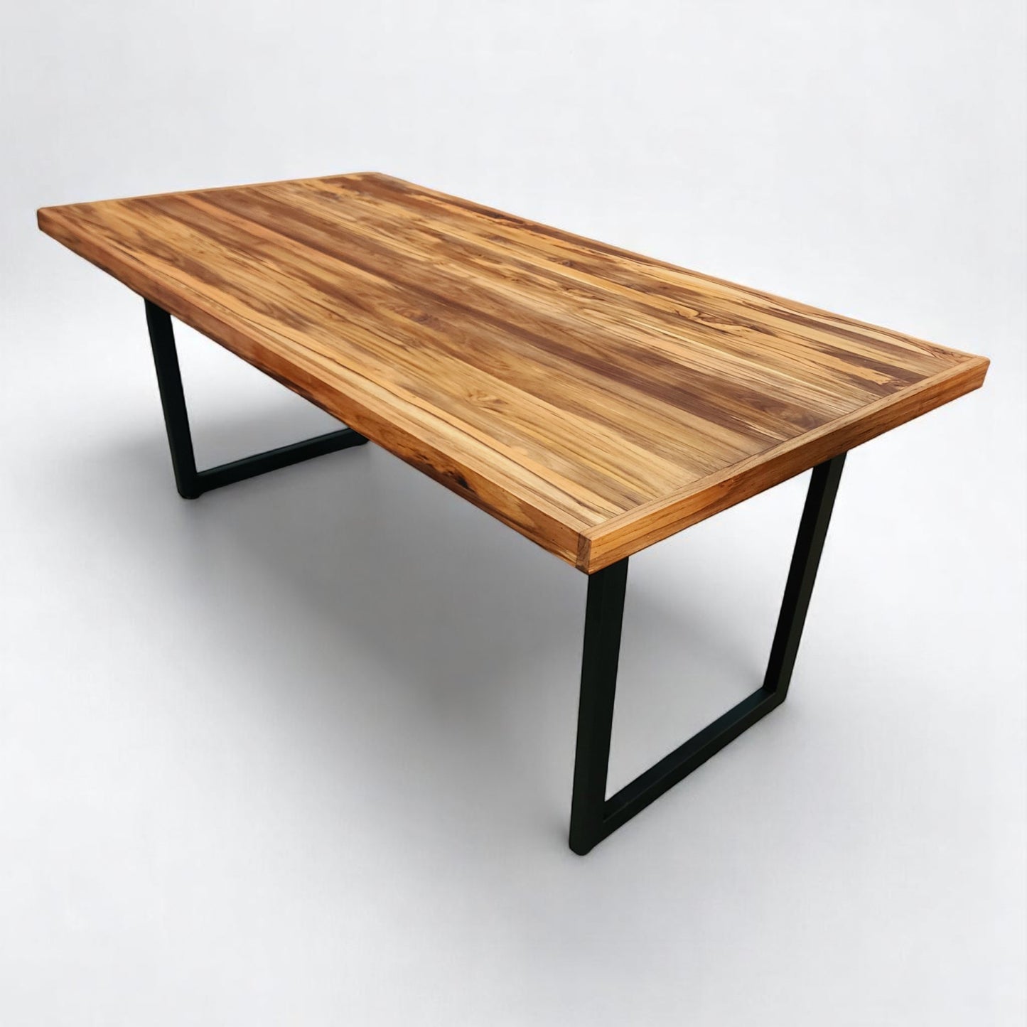 Mesa de Jantar Essência Madeira Maciça Teca 1,6m + 2 Bancos 1,6m