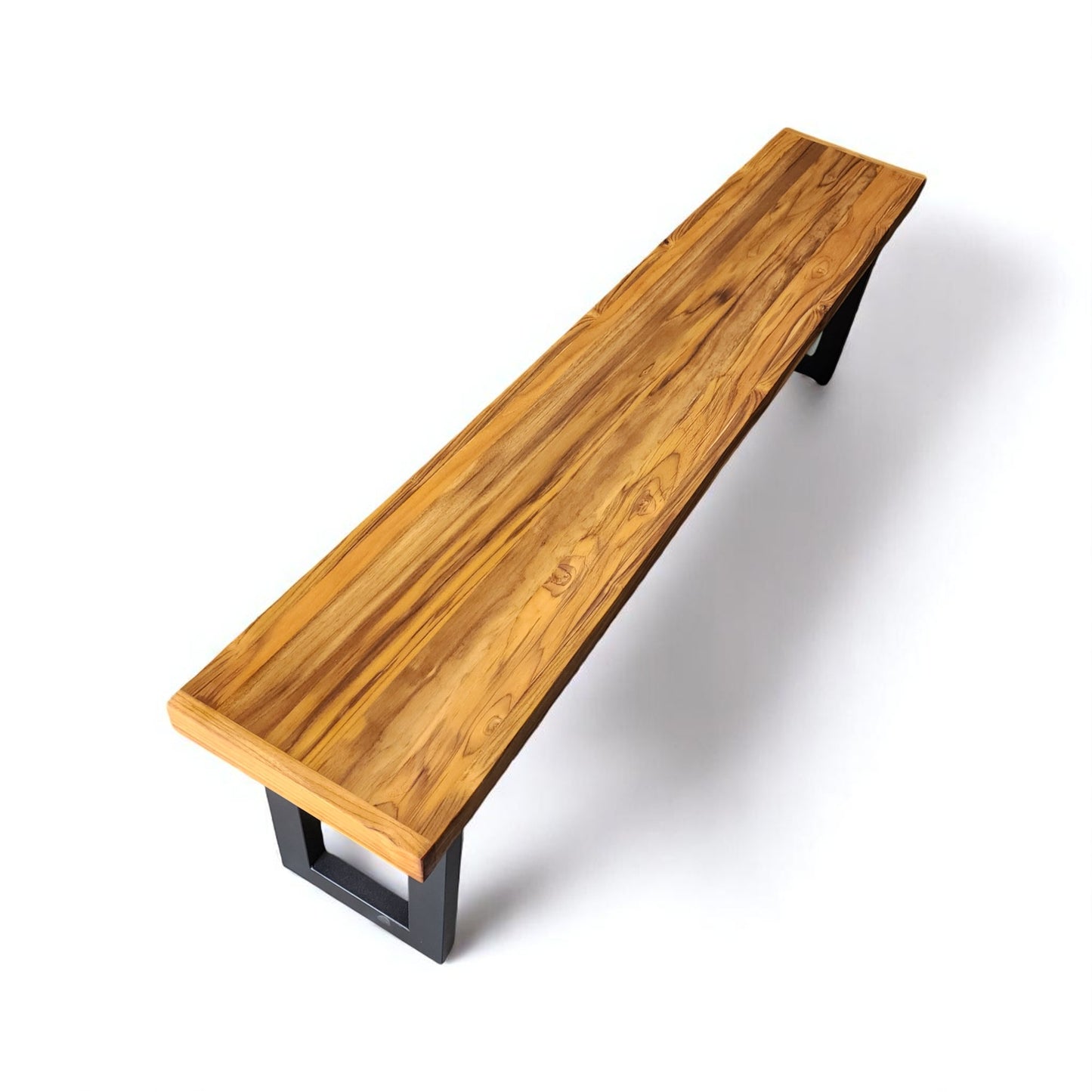 Mesa de Jantar Essência Madeira Maciça Teca 1,6m + 1 Banco 1,6m