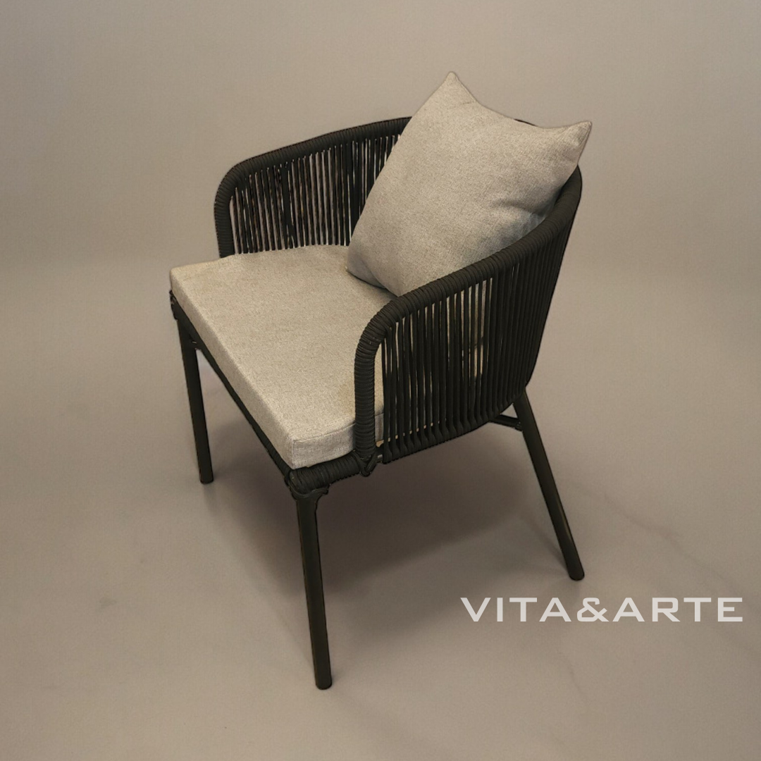 Cadeira Verona Corda Náutica Alumínio