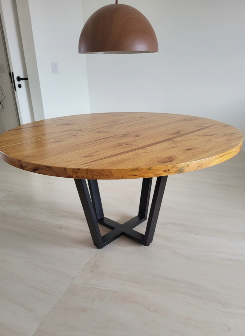 Conjunto Mesa de Jantar Régia 1,4m + 6 Cadeiras Allegra