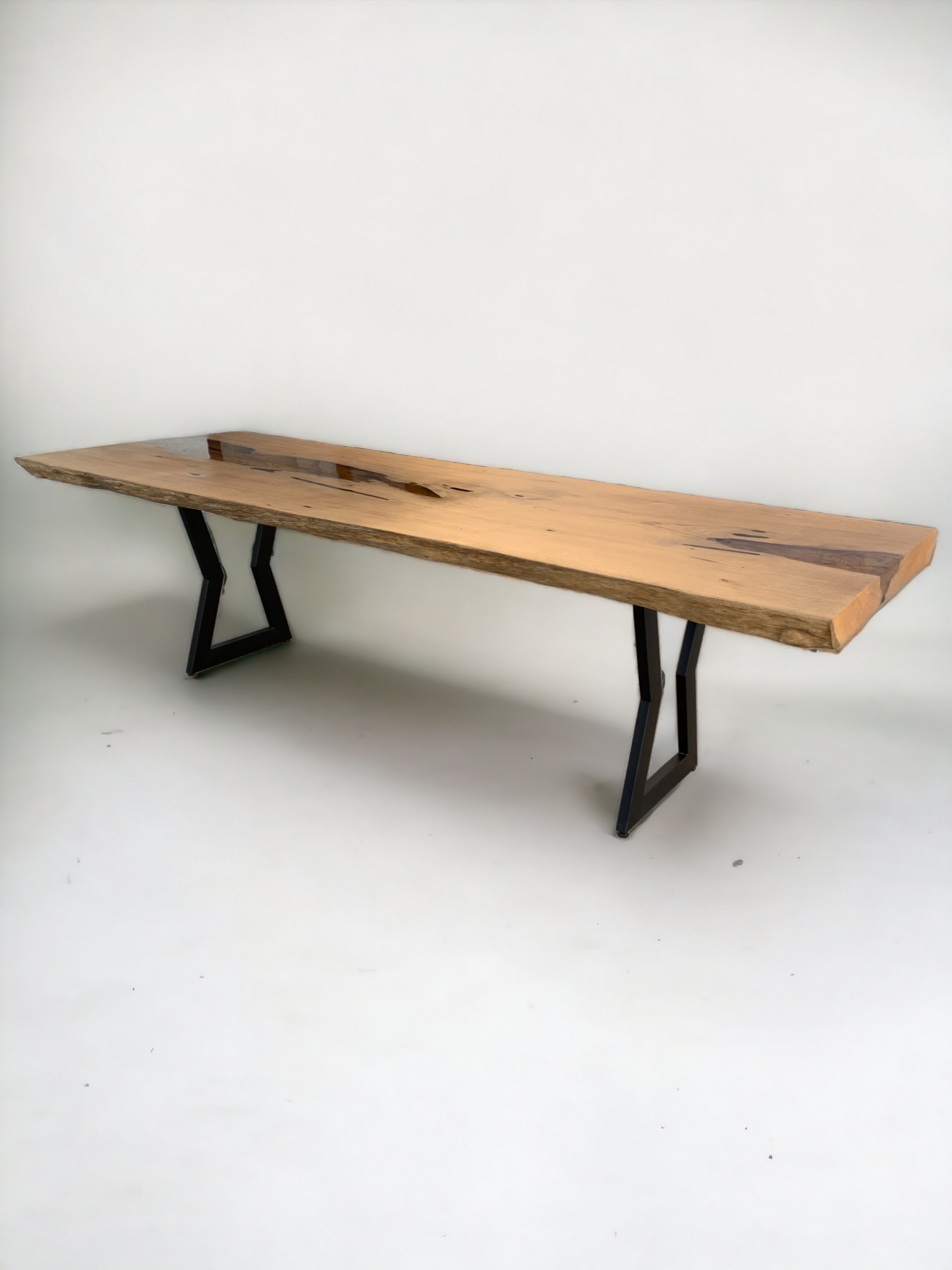 Mesa de Jantar River table Live edge resinada luxo Vita&Arte