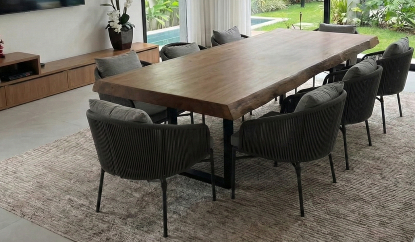 Cadeira Verona em Corda Náutica e Alumínio - Design Vita & Arte