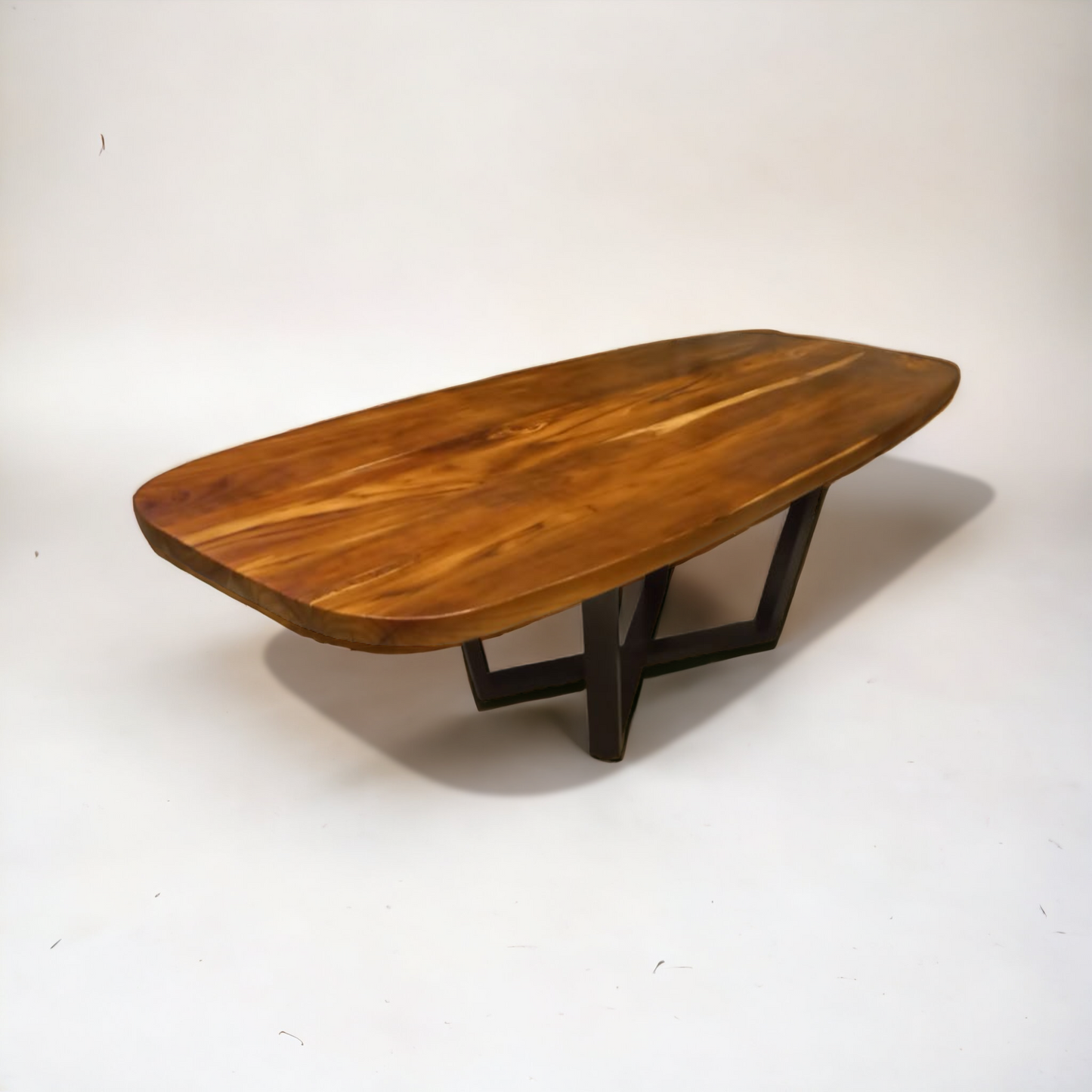 Mesa de Jantar Orgânica em madeira maciça teca Vita&Arte