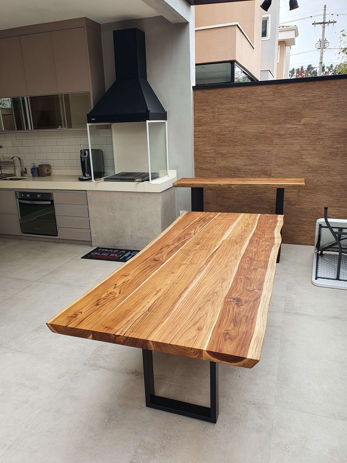 Conjunto Mesa de jantar 200x90 e Aparador 120x45
