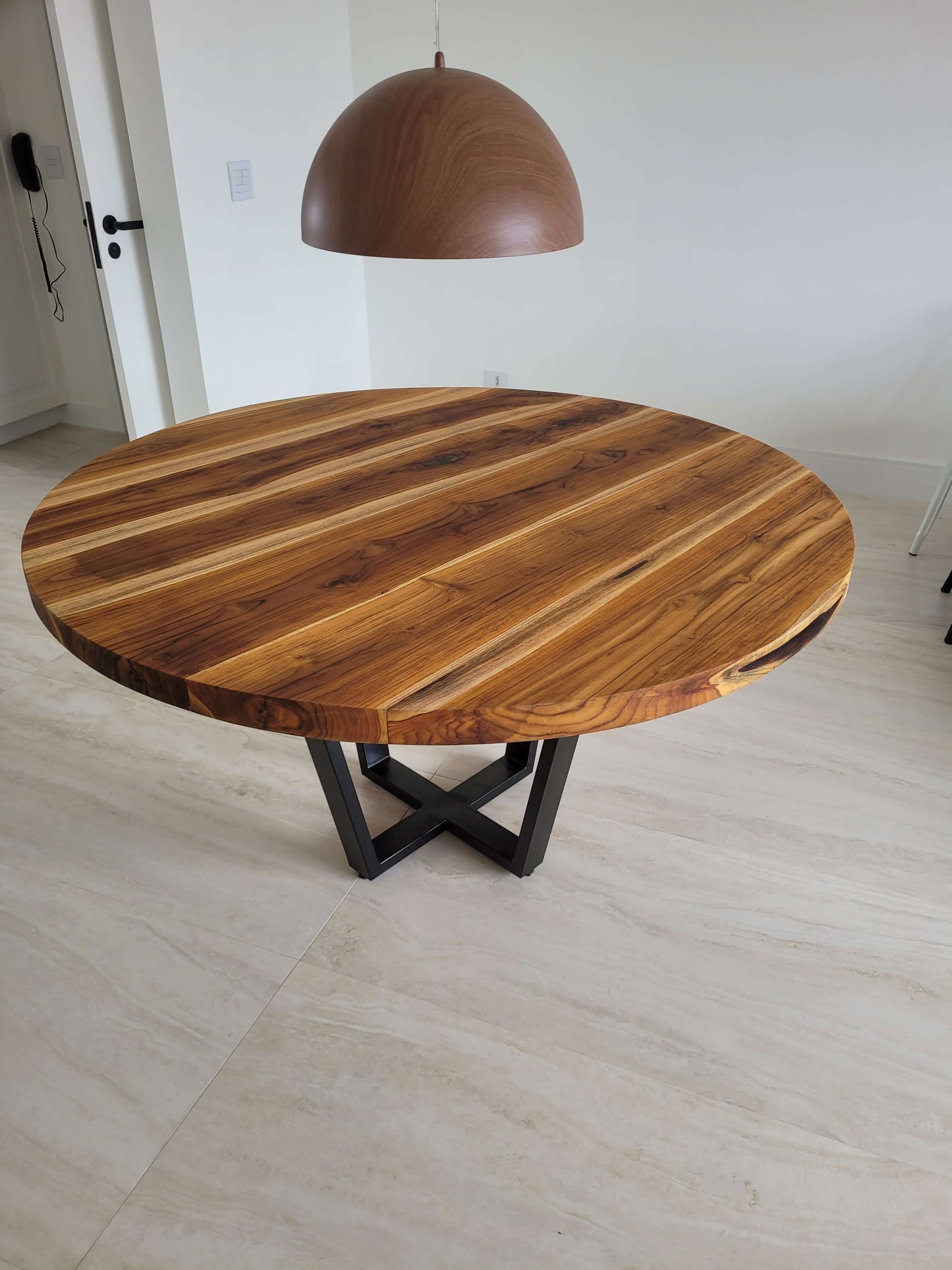 Mesa de jantar Teca Redonda Vita&Arte