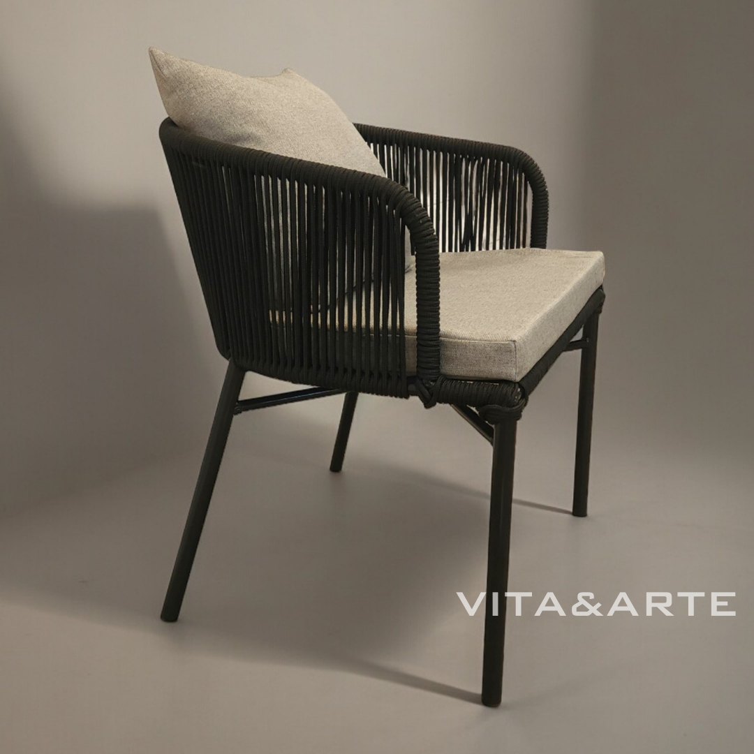 Cadeira Verona Corda Náutica Alumínio