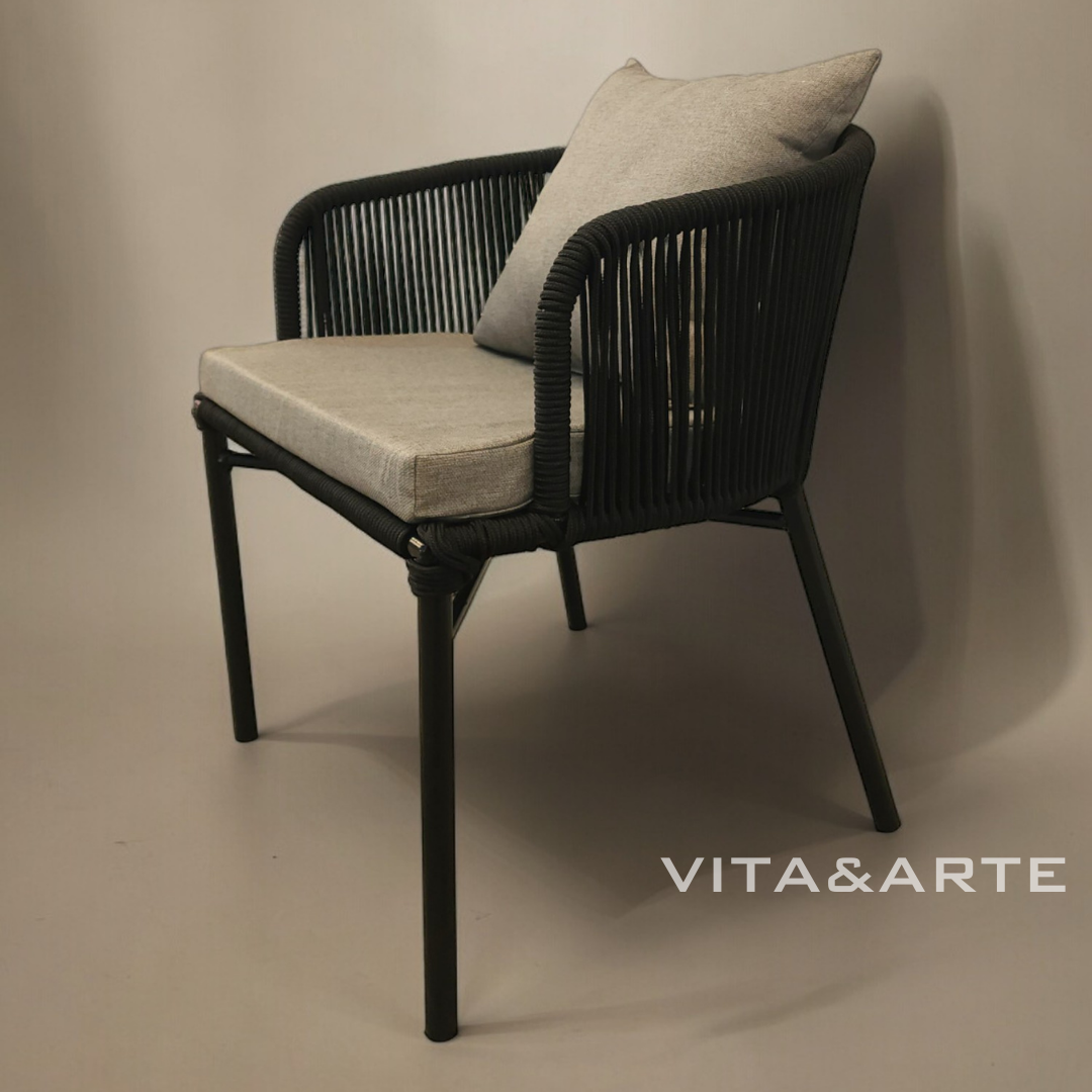 Cadeira Verona Corda Náutica Alumínio