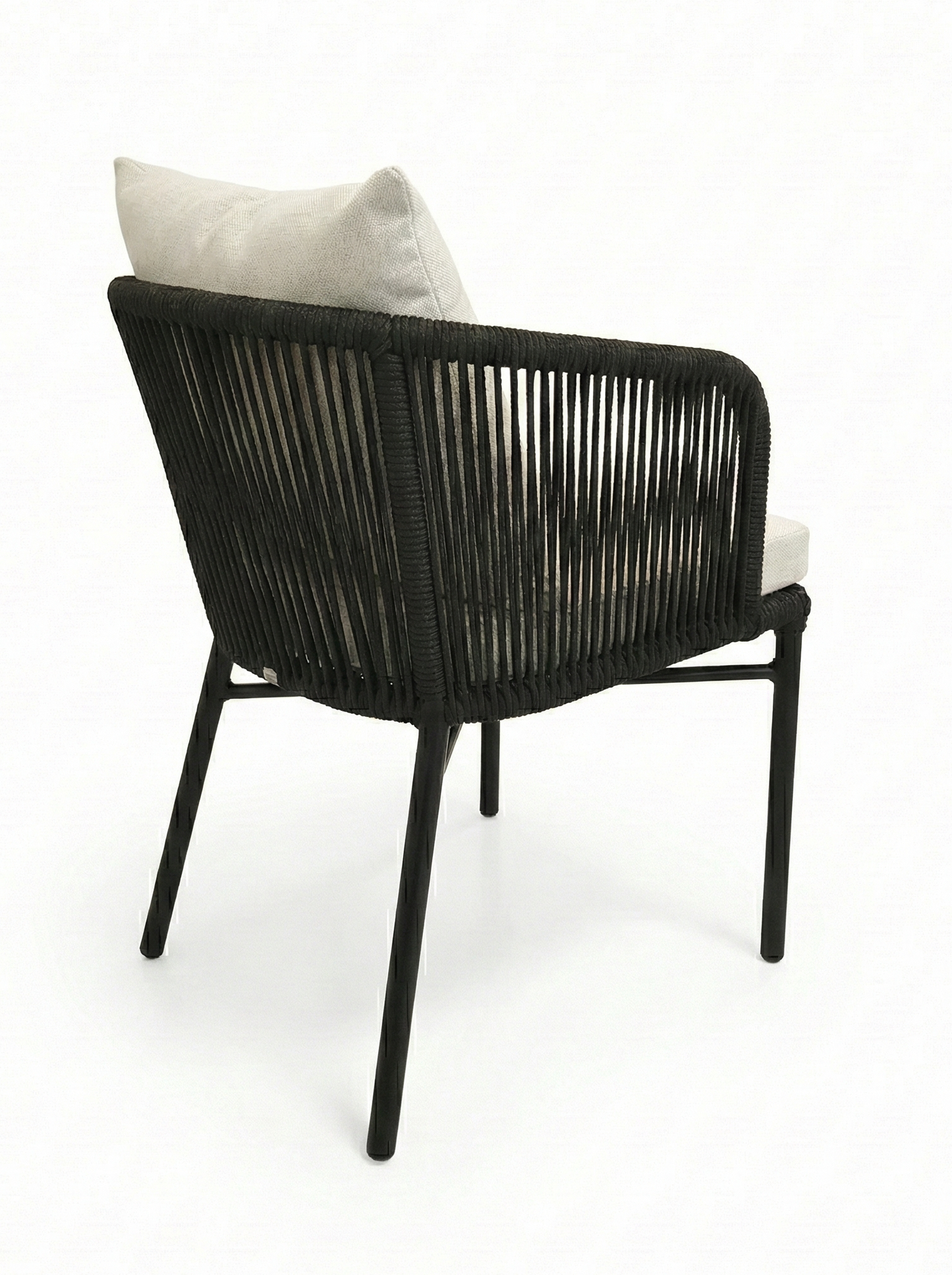 Cadeira Verona em Corda Náutica e Alumínio - Design Vita & Arte