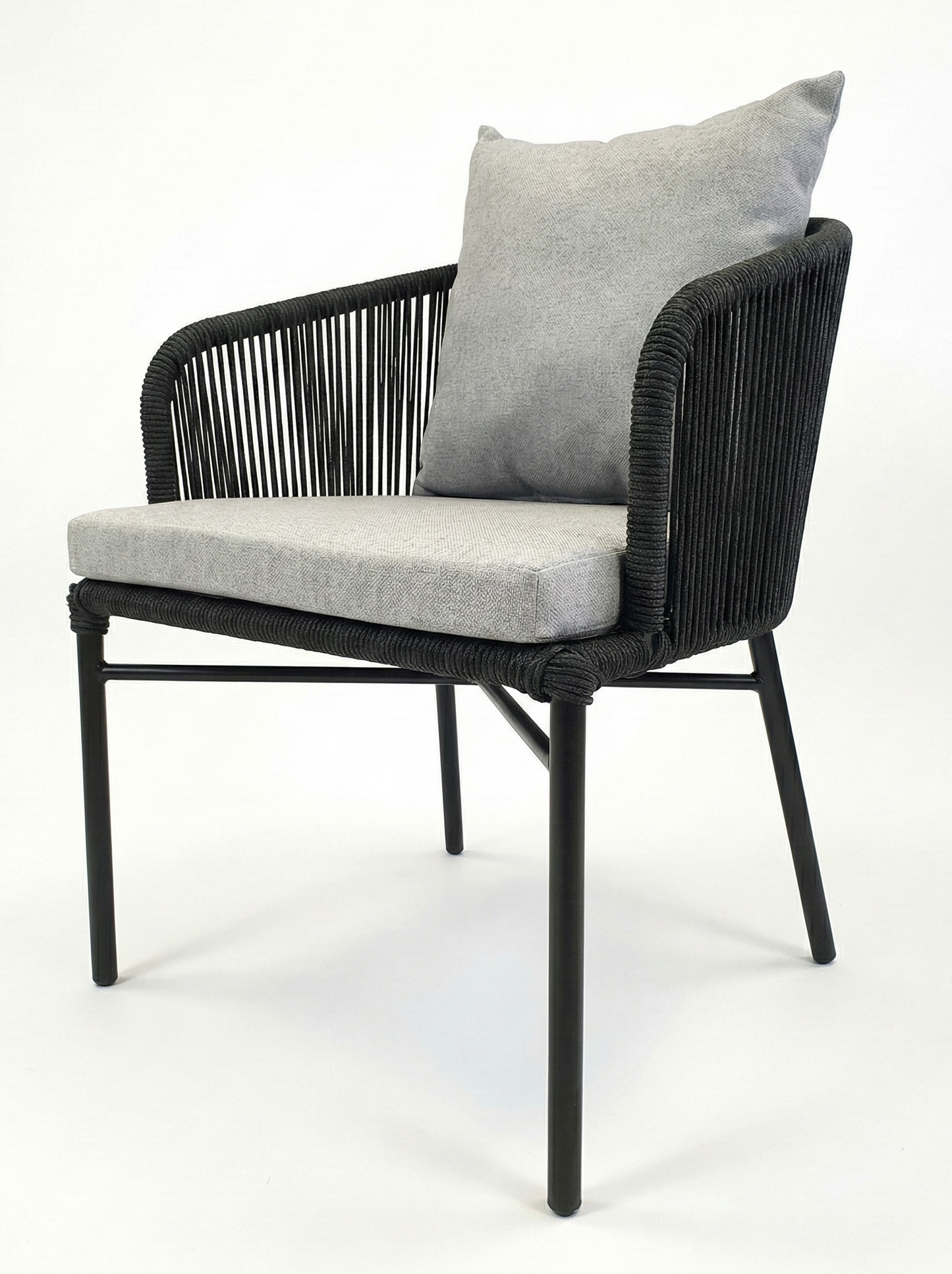 Cadeira Verona em Corda Náutica e Alumínio - Design Vita & Arte