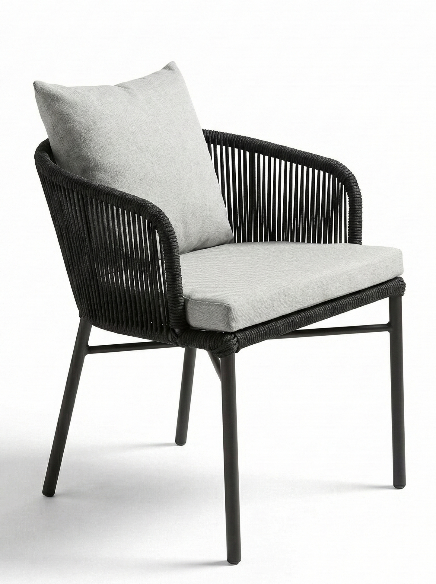 Cadeira Verona em Corda Náutica e Alumínio - Design Vita & Arte