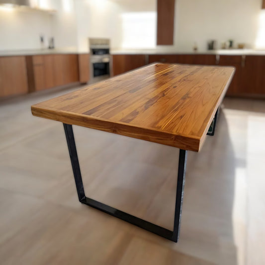 Mesa de Jantar Teca Madeira Maciça 200x90